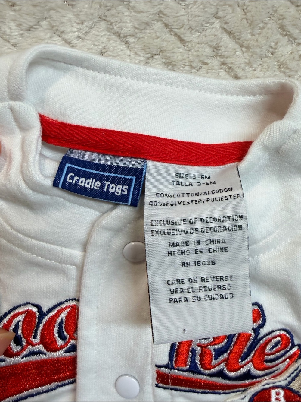 Vtg Cradle Togs Baseball Pants Shirt Set 3-6M Hickory Stripe Kidcore - Picture 8 of 9